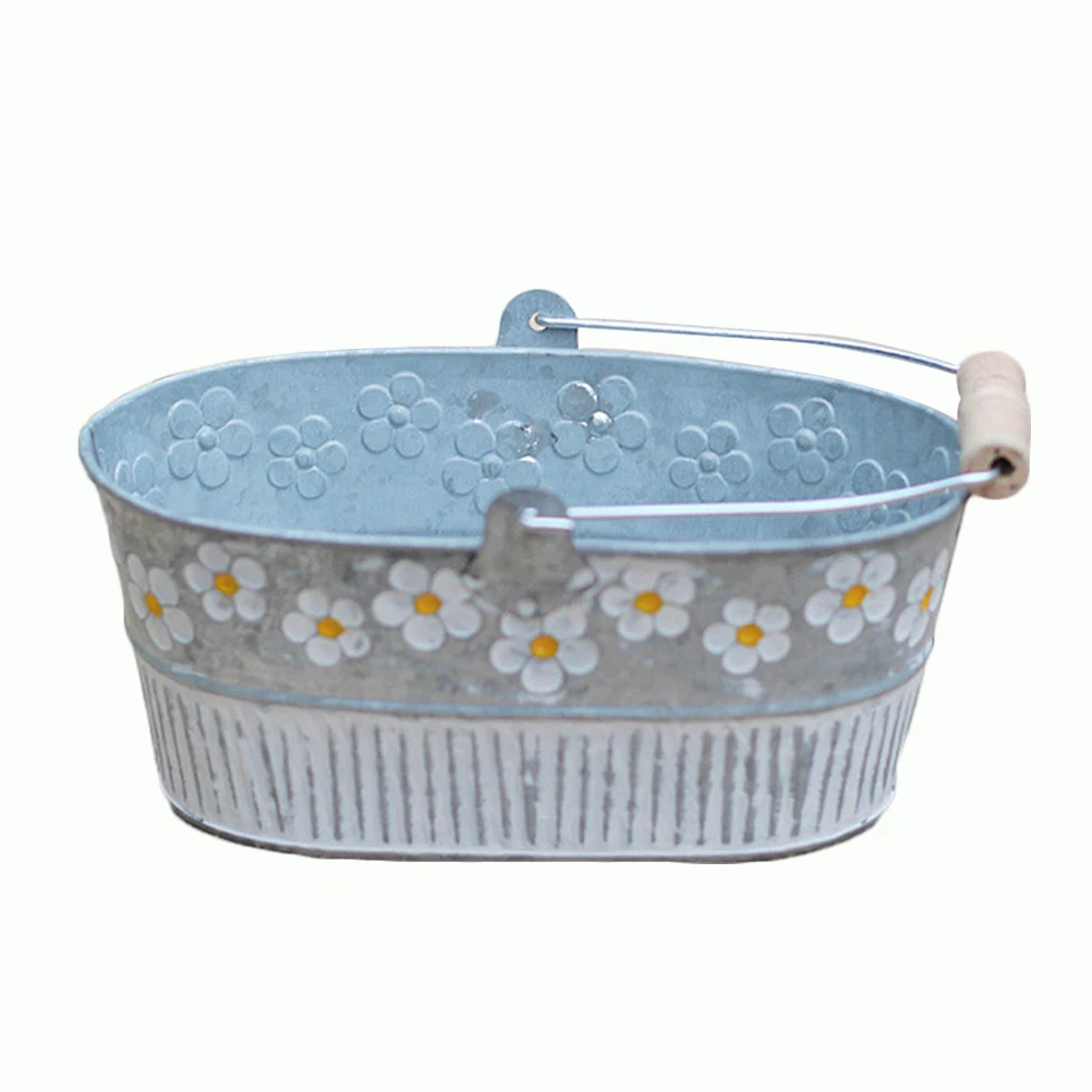 Retro Embossed Iron Bucket Decorative Flower Floral Containers Household Arrangement Display Buckets Daisy Pots
Retro Embossed Iron Bucket Decorative Flower Floral Containers Household Arrangement Display Buckets Daisy Pots