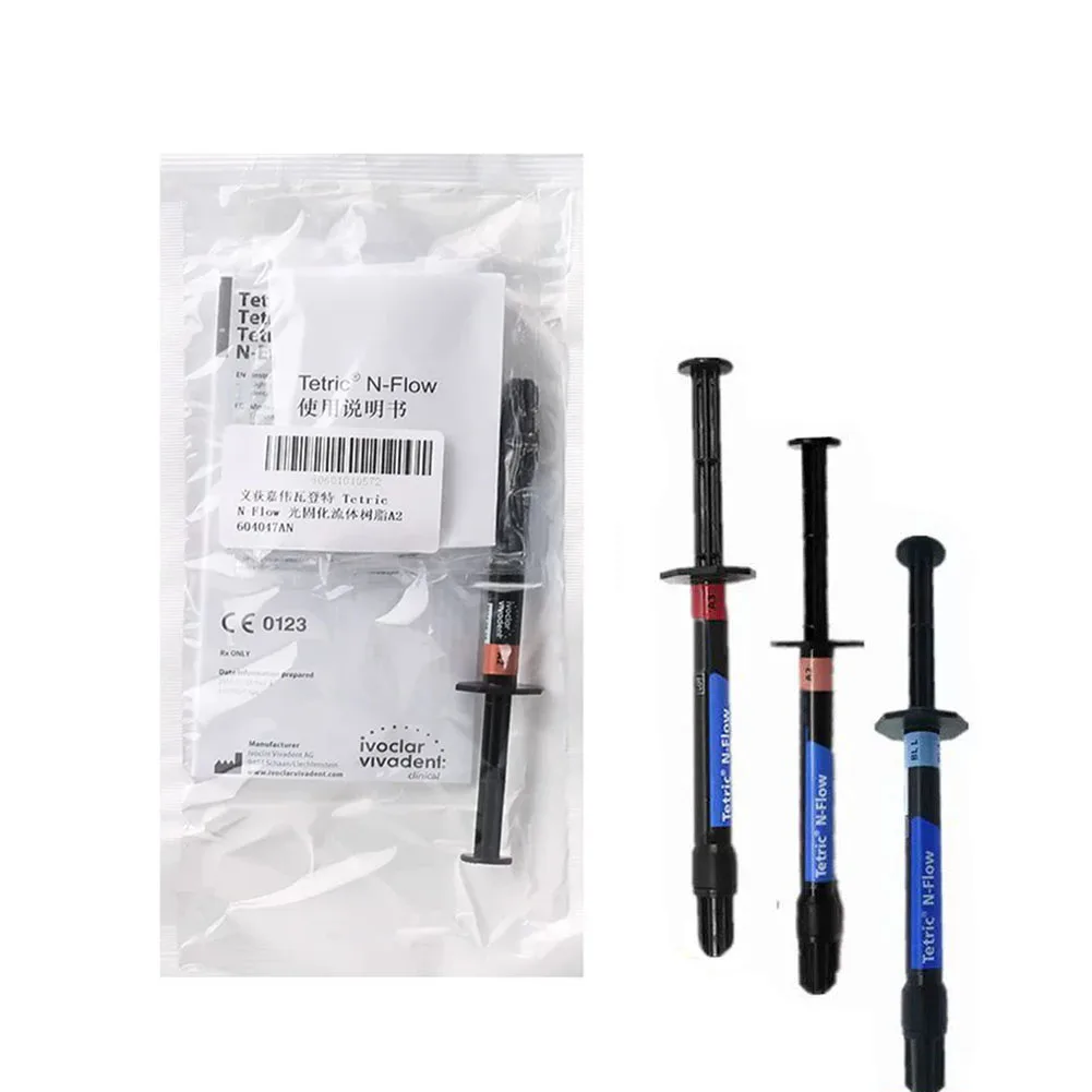 Dental Restorative Material Ivoclar Tetric N-Flow Light Cure Flowable Nano Composite Resin Syringe 2g Teeth Cavity Filling Resin
Dental Restorative Material Ivoclar Tetric N-Flow Light Cure Flowable Nano Composite Resin Syringe 2g Teeth Cavity Filling Resin
