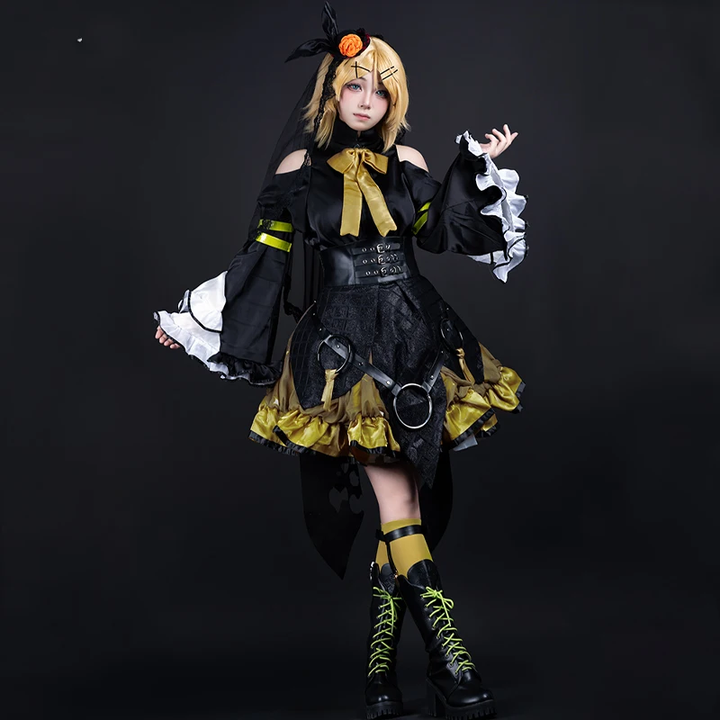 Rin Len Uniform Outfits Anime Cosplay Uniform Costumes Dress Halloween Costume For Women
Rin Len Uniform Outfits Anime Cosplay Uniform Costumes Dress Halloween Costume For Women