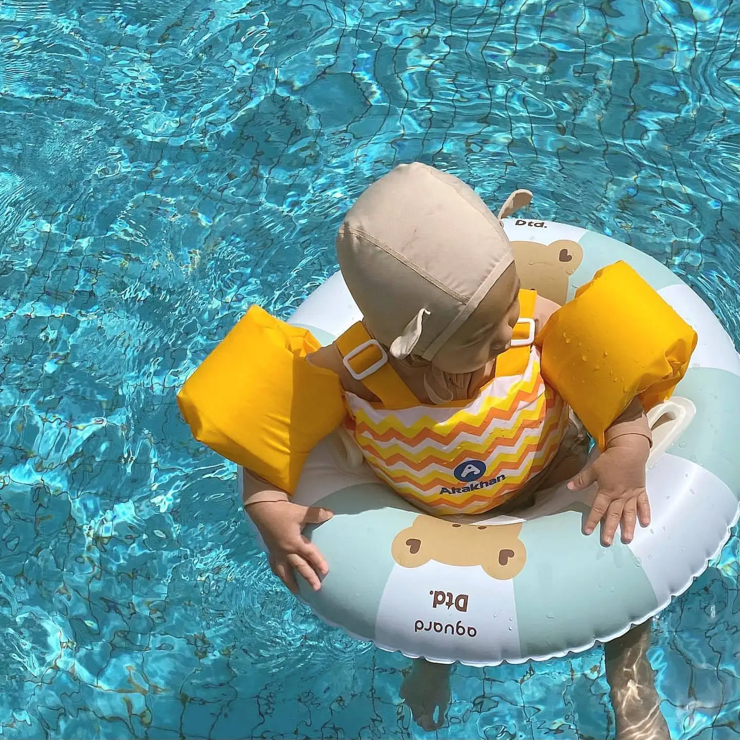 Korean Cute Bear Baby Inflatable Swimming Ring Swim Seat with Handle Inflat Safety Swim Circle Float Seat Pool Water Toy 1-5 T
Korean Cute Bear Baby Inflatable Swimming Ring Swim Seat with Handle Inflat Safety Swim Circle Float Seat Pool Water Toy 1-5 T