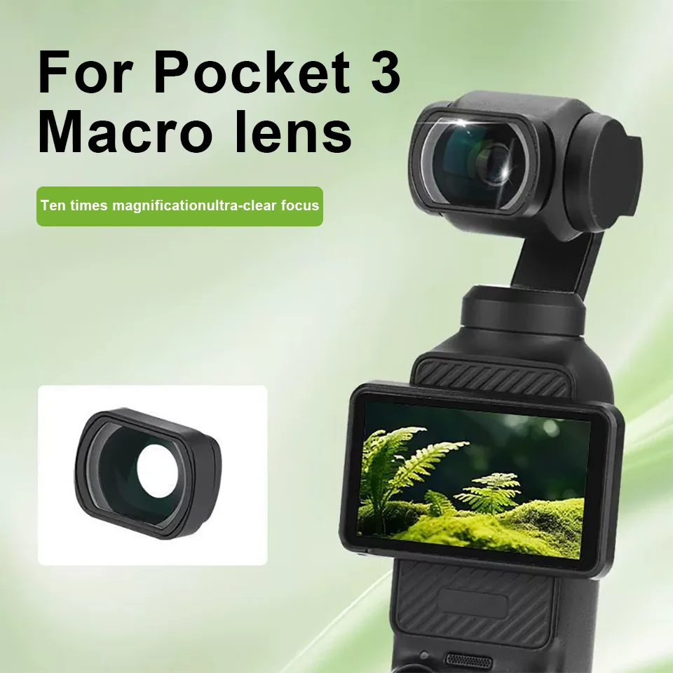 Macro Lens 10X For DJI Pocket 3 Magnetic Adsorption Plus Macro Lens premium pocket 3 filter Camera Accessories
Macro Lens 10X For DJI Pocket 3 Magnetic Adsorption Plus Macro Lens premium pocket 3 filter Camera Accessories
