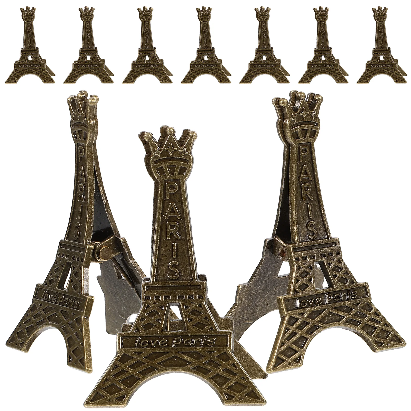 10pcs Metal Tower Business Card Holder Sturdy Table Number Place Card Photo Memo Note Clip Stand Decorative Storage
10pcs Metal Tower Business Card Holder Sturdy Table Number Place Card Photo Memo Note Clip Stand Decorative Storage