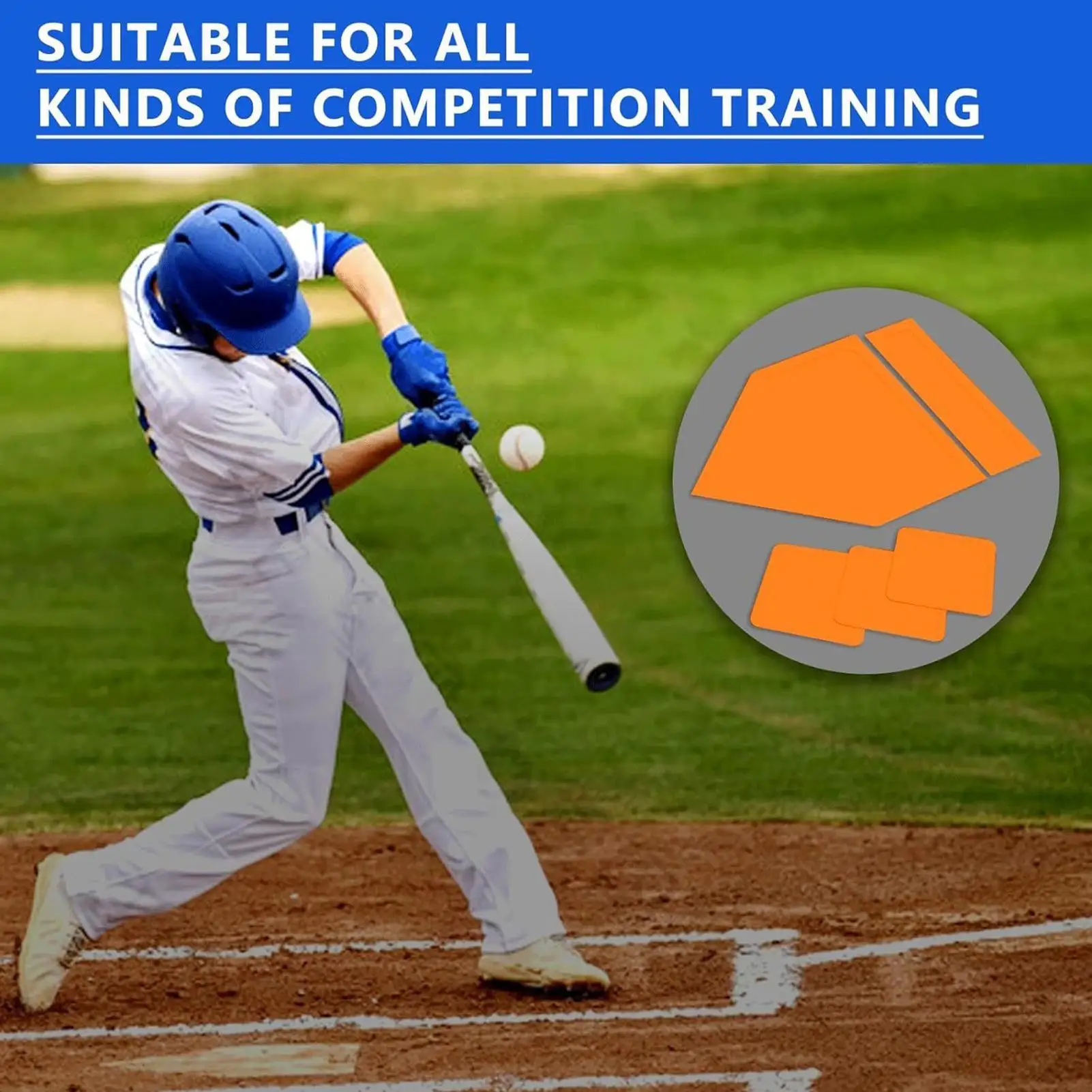 Baseball Softball Base for Kids Adults Throw Down Rubber Bases with Carry Bag Waterproof Training Equipment
Baseball Softball Base for Kids Adults Throw Down Rubber Bases with Carry Bag Waterproof Training Equipment