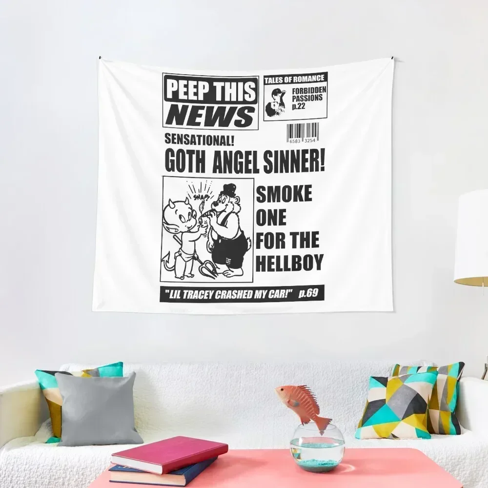 Lil Peep Style Alien News Tapestry Home Decoration Accessories Bedrooms Decor Wall Hanging Tapestry
Lil Peep Style Alien News Tapestry Home Decoration Accessories Bedrooms Decor Wall Hanging Tapestry