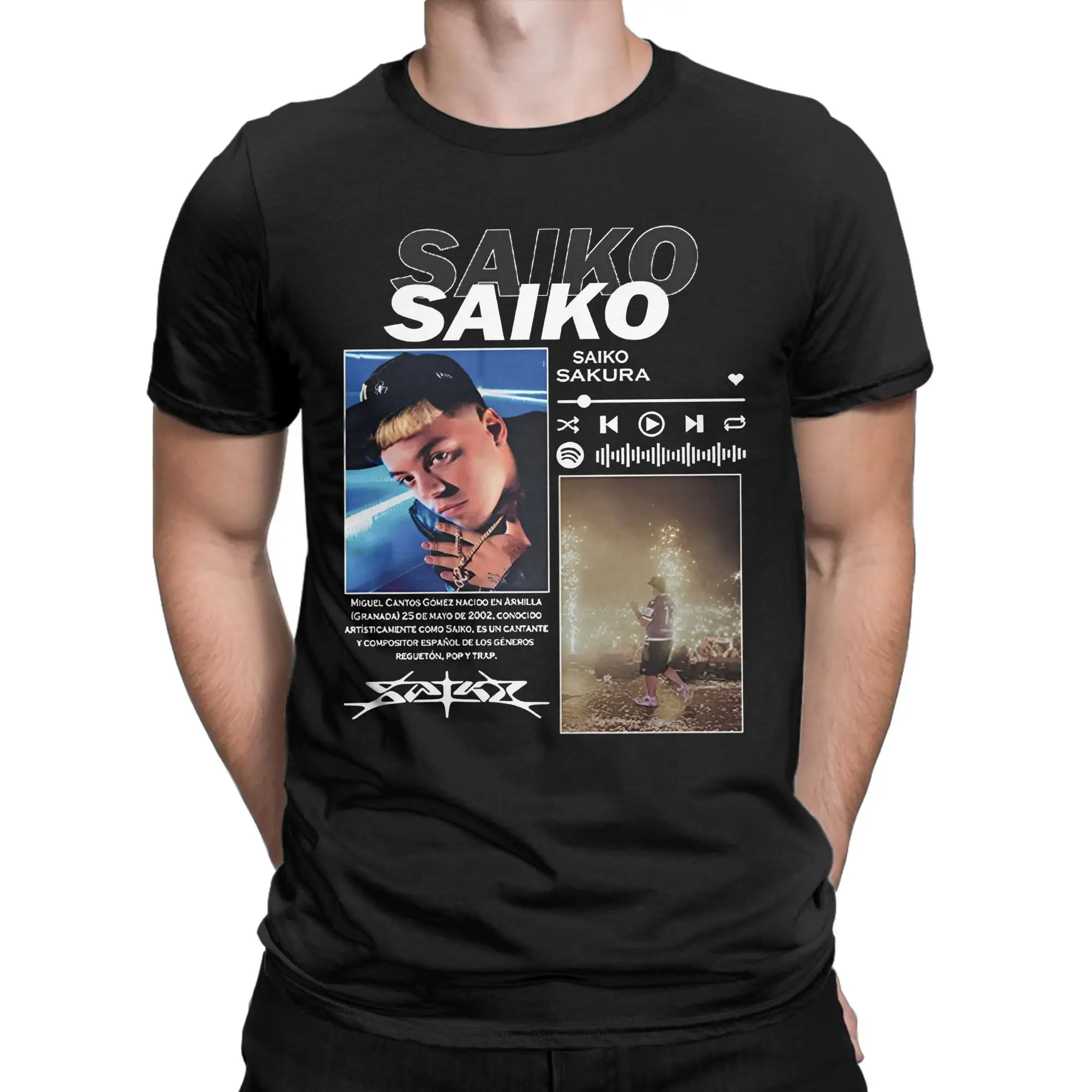 rapper saiko sakura 2025 music Accessories Men Women T Shirt Pure Cotton Tee Printed T-shirt Clothes
rapper saiko sakura 2025 music Accessories Men Women T Shirt Pure Cotton Tee Printed T-shirt Clothes