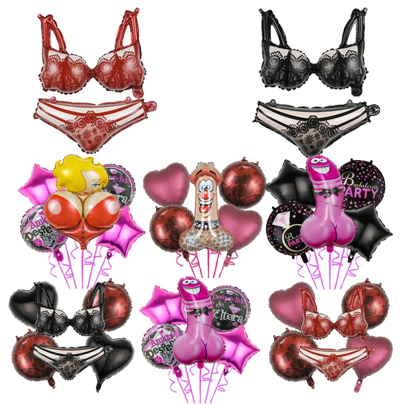Bachelor Party Balloon Valentine's Day Tricky Spoof Fun Angel Underwear Panties Bra Boba Sexy Goddess Milk God Theme Balloon
Bachelor Party Balloon Valentine's Day Tricky Spoof Fun Angel Underwear Panties Bra Boba Sexy Goddess Milk God Theme Balloon