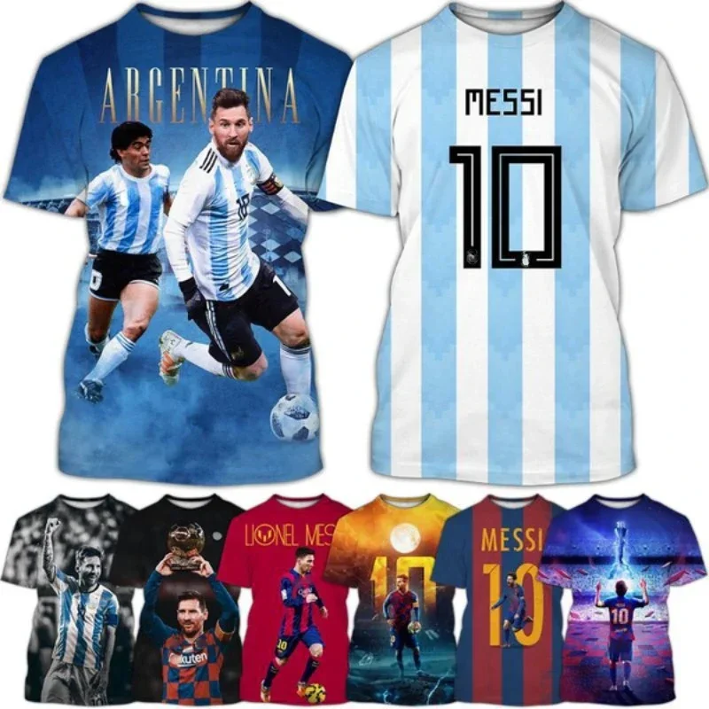 Lionel Messi Sports Short Sleeve 3D Printing Football Superstar Casual Round Neck Men Women Cool T-Shirt Tops Men's Clothing
Lionel Messi Sports Short Sleeve 3D Printing Football Superstar Casual Round Neck Men Women Cool T-Shirt Tops Men's Clothing