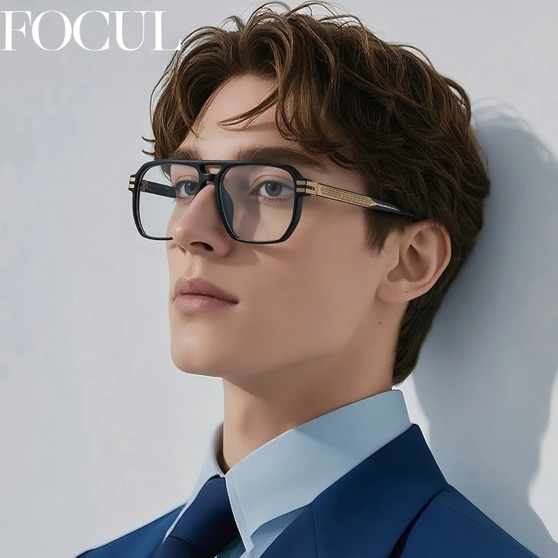 FOCUL TR90 Pilot New Design Anti Blue Light Glasses Photochromic Myopia Eyeglasses Women Customized Prescription Optical Eyewear
FOCUL TR90 Pilot New Design Anti Blue Light Glasses Photochromic Myopia Eyeglasses Women Customized Prescription Optical Eyewear
