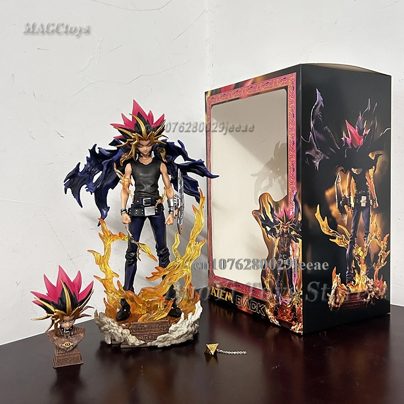 28cm Duel Monsters Anime Figure Gk Yugi Muto Figures 2 Heads PVC Action Figurine Statue Model Collection Toys Christmas Gift
28cm Duel Monsters Anime Figure Gk Yugi Muto Figures 2 Heads PVC Action Figurine Statue Model Collection Toys Christmas Gift