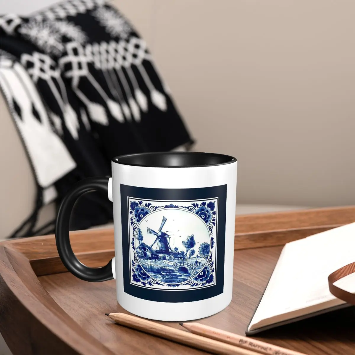 DUTCH BLUE DELFT Vintage Windmill And Bridge Print Mug Funny Ceramic Coffee Cups Tea Mugs Milk Cup Drinkware Gift for Friends
DUTCH BLUE DELFT Vintage Windmill And Bridge Print Mug Funny Ceramic Coffee Cups Tea Mugs Milk Cup Drinkware Gift for Friends