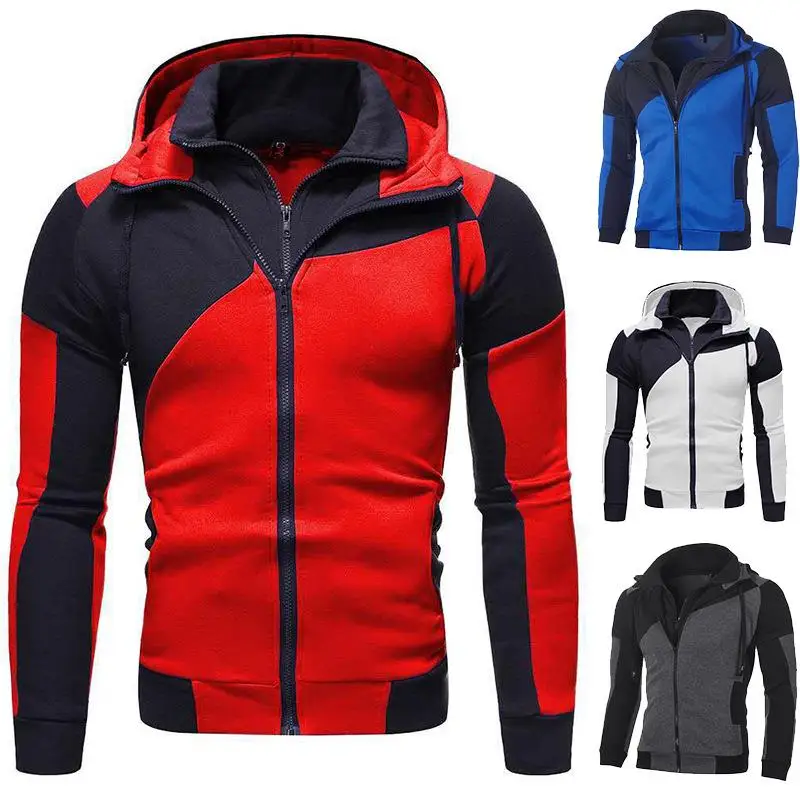 Casual Hooded Fleece Sweatshirt for Men with Double Zipper And Patchwork Design Polyester Fiber Youth Sport Scene Unisex Card...
Casual Hooded Fleece Sweatshirt for Men with Double Zipper And Patchwork Design Polyester Fiber Youth Sport Scene Unisex Card...