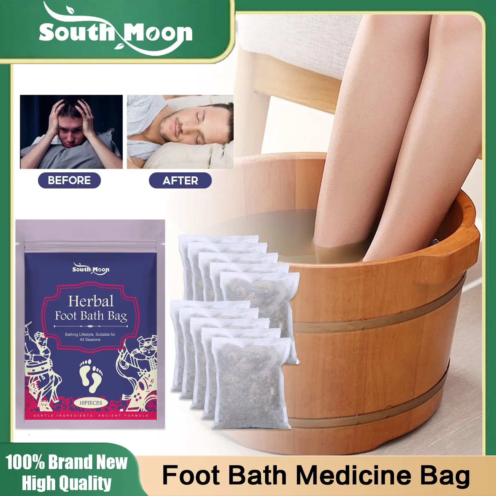 Chinese Medicine Foot Bath Bag Relieve Stress Anxiety Remove Dampness Detoxify Cure Insomnia Help Sleep Relaxing Body Foot Soak
Chinese Medicine Foot Bath Bag Relieve Stress Anxiety Remove Dampness Detoxify Cure Insomnia Help Sleep Relaxing Body Foot Soak