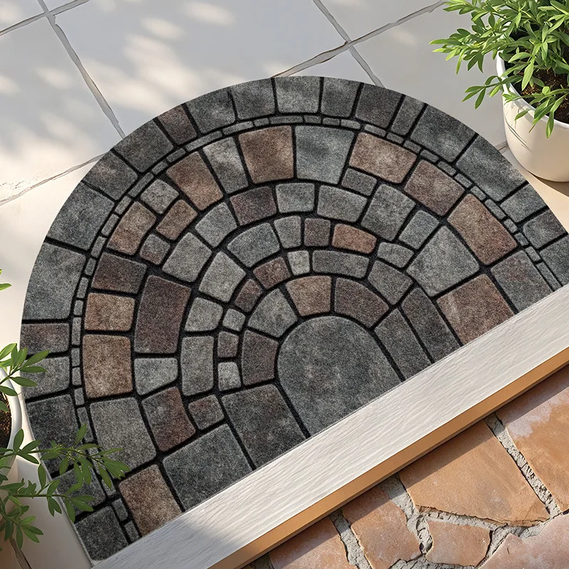 Vintage Stone Print Door Mat, Quality Polyester Outdoor Mat, TPR Non Slip Backing, Dirt Trapper Durable for Home Entrance
Vintage Stone Print Door Mat, Quality Polyester Outdoor Mat, TPR Non Slip Backing, Dirt Trapper Durable for Home Entrance