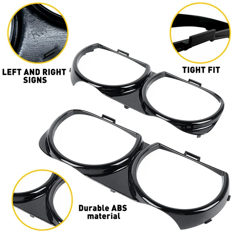 1Pair Front Headlight Bezel Trim Frame Lamp Cover 68259052AB 68259053AB For Dodge Challenger 15-21 CH2510101 CH2511101
1Pair Front Headlight Bezel Trim Frame Lamp Cover 68259052AB 68259053AB For Dodge Challenger 15-21 CH2510101 CH2511101