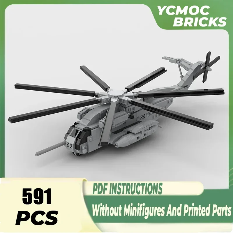 Строительные блоки Moc в стиле милитари, масштаб 1:72, CH-53E, модель вертолета, технология, кирпичи, сделай сам, сборка, самолет, игрушки для детей
Строительные блоки Moc в стиле милитари, масштаб 1:72, CH-53E, модель вертолета, технология, кирпичи, сделай сам, сборка, самолет, игрушки для детей