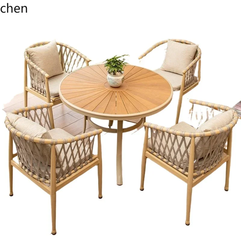 YFY outdoor table and chair combination light luxury one table and two chairs villa yard courtyard leisure tea table
YFY outdoor table and chair combination light luxury one table and two chairs villa yard courtyard leisure tea table