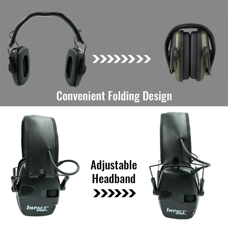 Head-mounted sport noise-cancelling headphones Electronic protective earmuffs elastic sound amplifier big game earplugs.
Head-mounted sport noise-cancelling headphones Electronic protective earmuffs elastic sound amplifier big game earplugs.