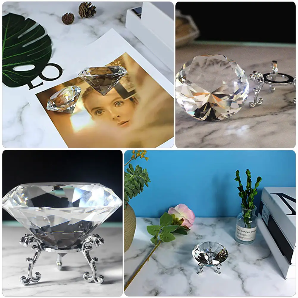 1Set Exquisite Crystal Diamond Ball Decor with Plastic Stand for Desktop Living Room Dining Room Office Home Decoration Mom
1Set Exquisite Crystal Diamond Ball Decor with Plastic Stand for Desktop Living Room Dining Room Office Home Decoration Mom