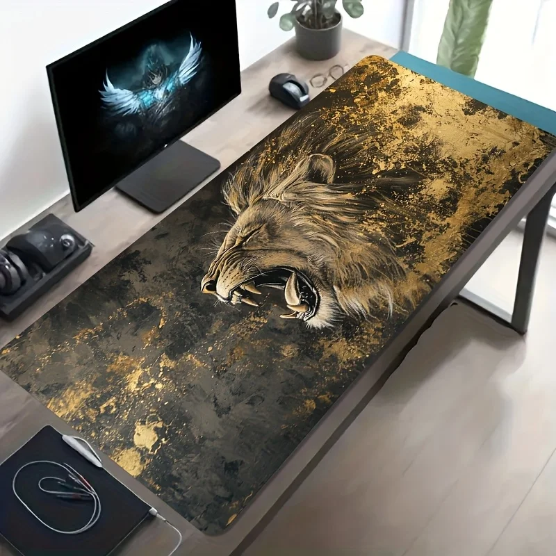 1 Large Golden Lion Roar Gaming Mouse Pad | Washable, Durable Desk Mat for Office Decor, Ideal Gift for Gamers and Students
1 Large Golden Lion Roar Gaming Mouse Pad | Washable, Durable Desk Mat for Office Decor, Ideal Gift for Gamers and Students
