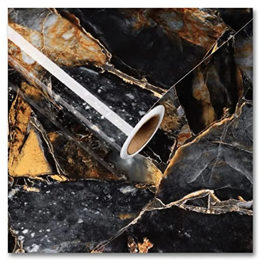 24"x354" Large Size Slate Gold Marble Contact Paper Glossy Marble Wallpaper Peel and Stick Countertops Waterproof Removable Sel
24"x354" Large Size Slate Gold Marble Contact Paper Glossy Marble Wallpaper Peel and Stick Countertops Waterproof Removable Sel