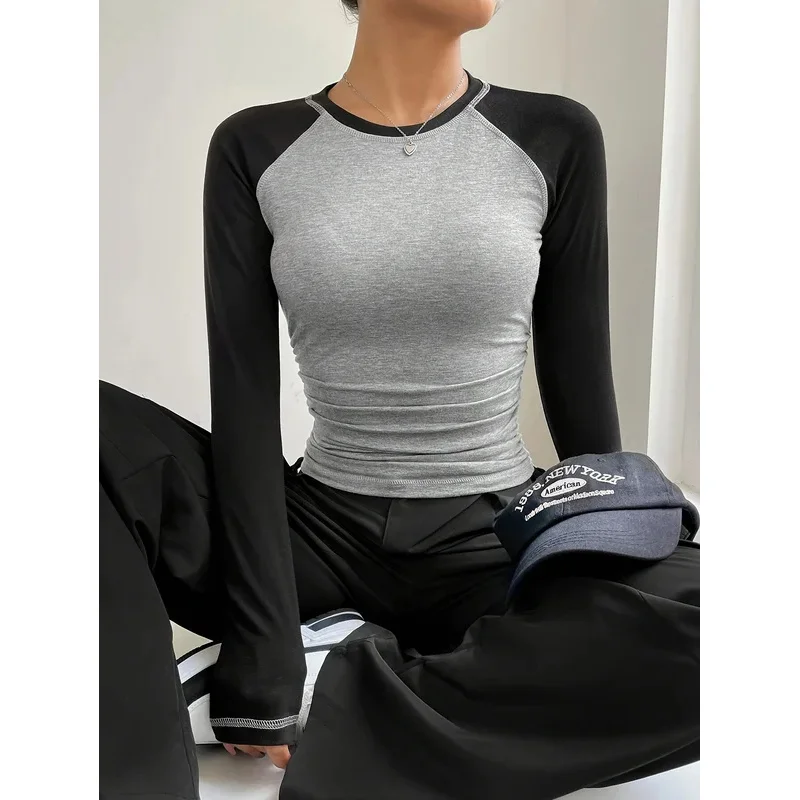 Mf8 women long sleeve slim fit t shirts holiday party crop top Y2K long sleeve Korean Harajuku Kpop graphic patchwork hoo8... GF
Mf8 women long sleeve slim fit t shirts holiday party crop top Y2K long sleeve Korean Harajuku Kpop graphic patchwork hoo8... GF
