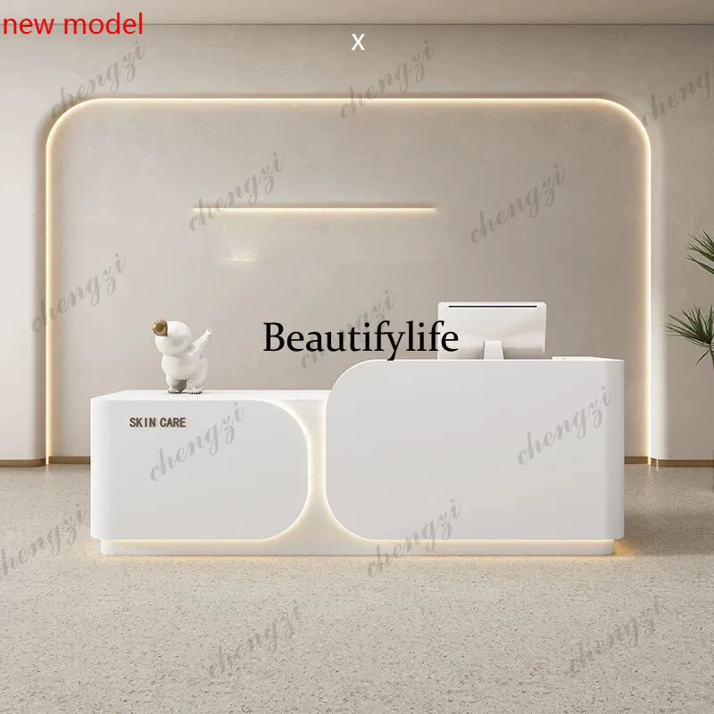 Cash Register Salon Reception Desks Office Checkout Elegant Service Reception Desks Counter Luxury Bureau Industrial FurnitureN1
Cash Register Salon Reception Desks Office Checkout Elegant Service Reception Desks Counter Luxury Bureau Industrial FurnitureN1