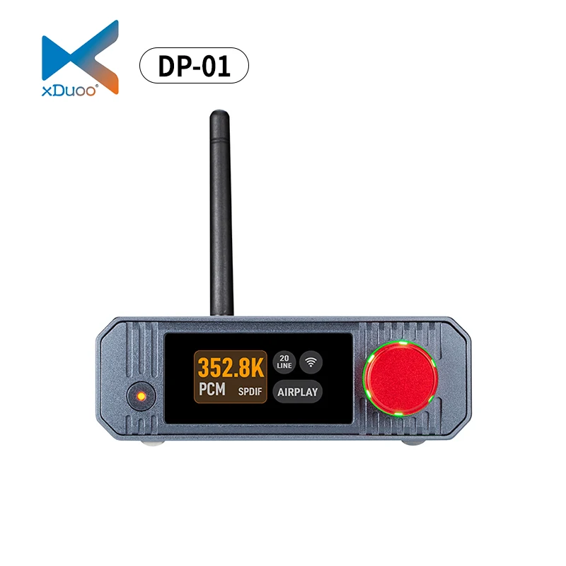 XDUOO DP-01 Lossless Music Streamer Player DP01 Support PCM768kHz/32bit DSD512, MQA Rich Output lnterfaces
XDUOO DP-01 Lossless Music Streamer Player DP01 Support PCM768kHz/32bit DSD512, MQA Rich Output lnterfaces