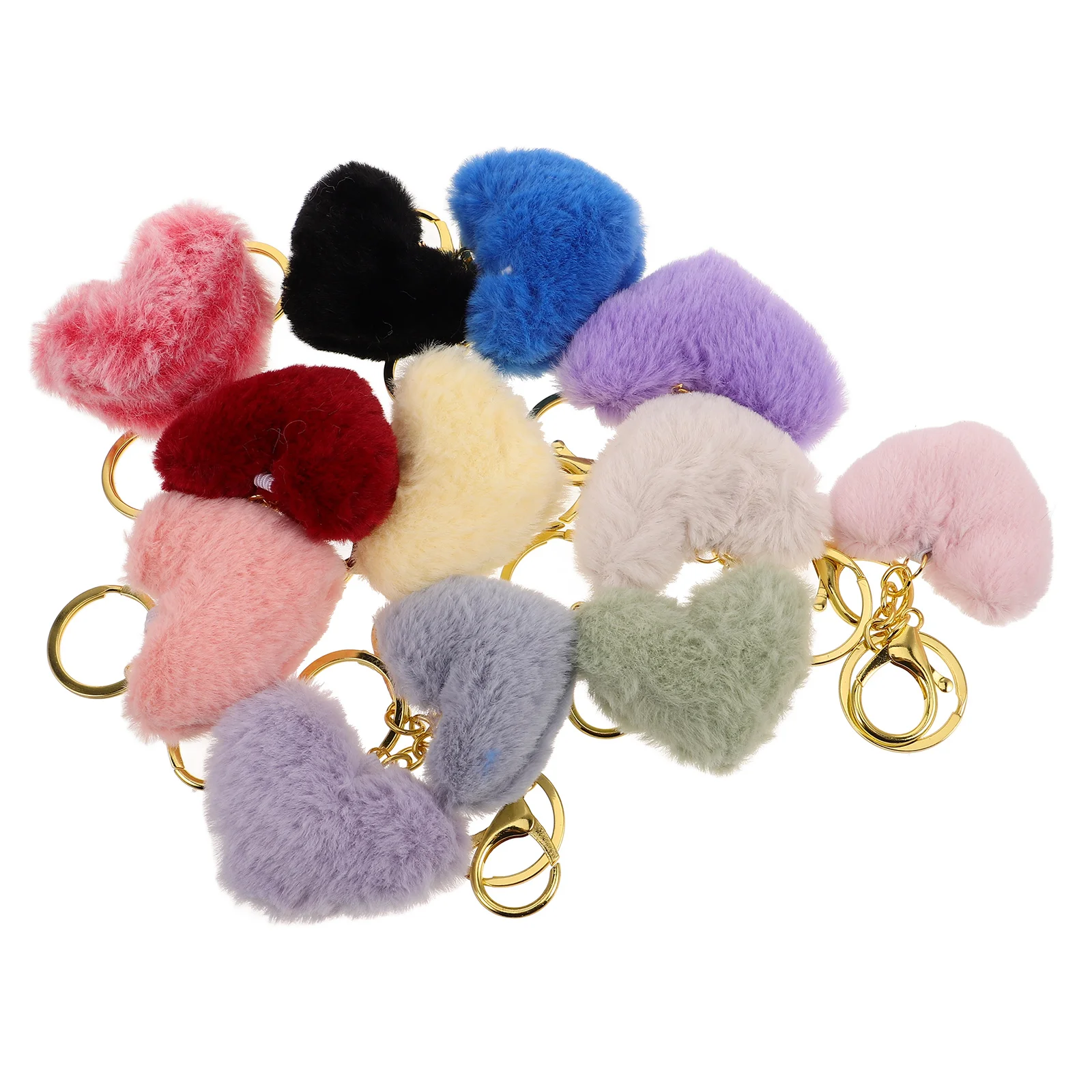 12 Pcs Love Mao Ball Keychain Car Ring Crafts Pendant Keychains Floating Charms for Lockets
12 Pcs Love Mao Ball Keychain Car Ring Crafts Pendant Keychains Floating Charms for Lockets
