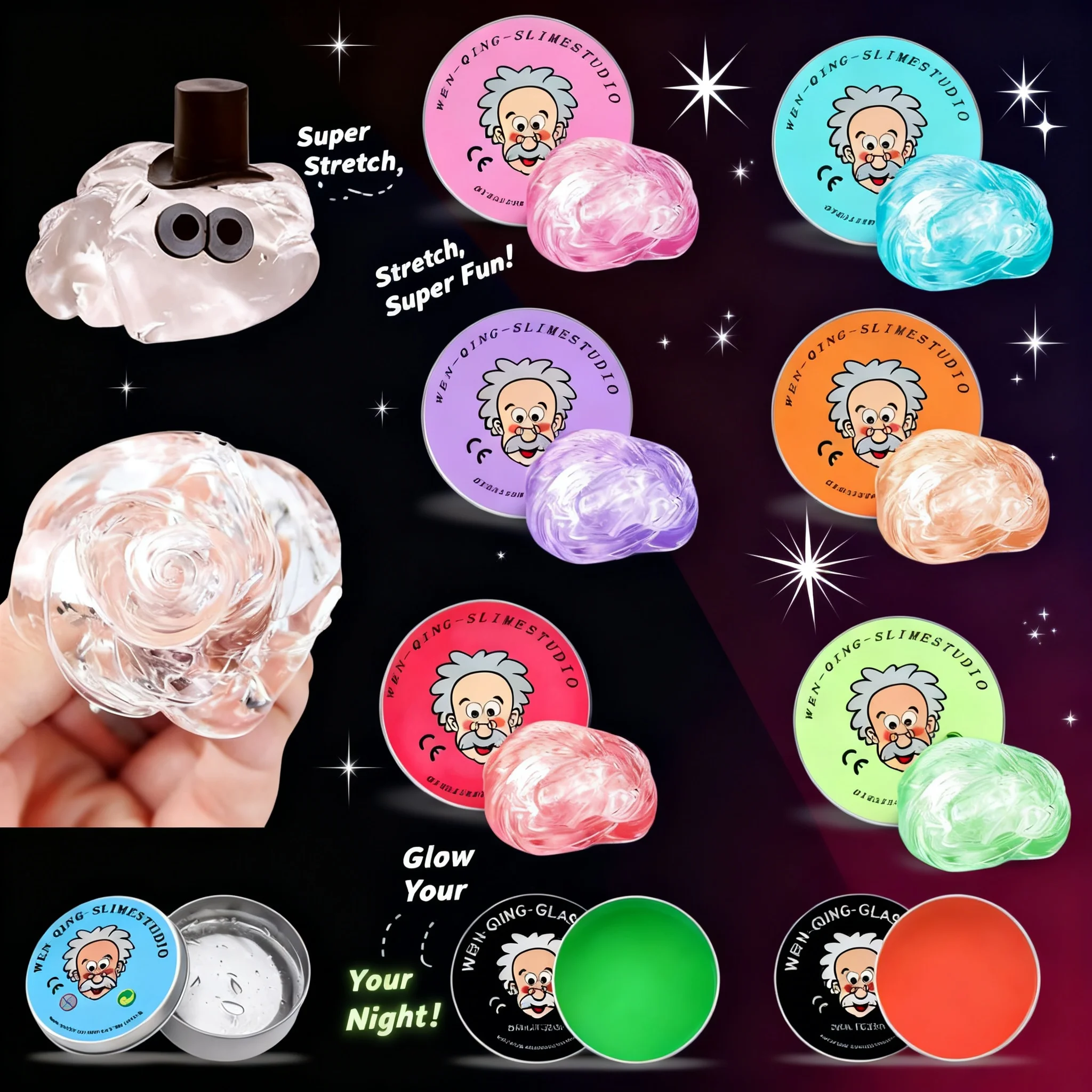 Crystal Clear Glass Lab Putty Stress Toy Sensory Bouncing Putty Tin Thinking Smart Crazy Best 1 Pack
Crystal Clear Glass Lab Putty Stress Toy Sensory Bouncing Putty Tin Thinking Smart Crazy Best 1 Pack