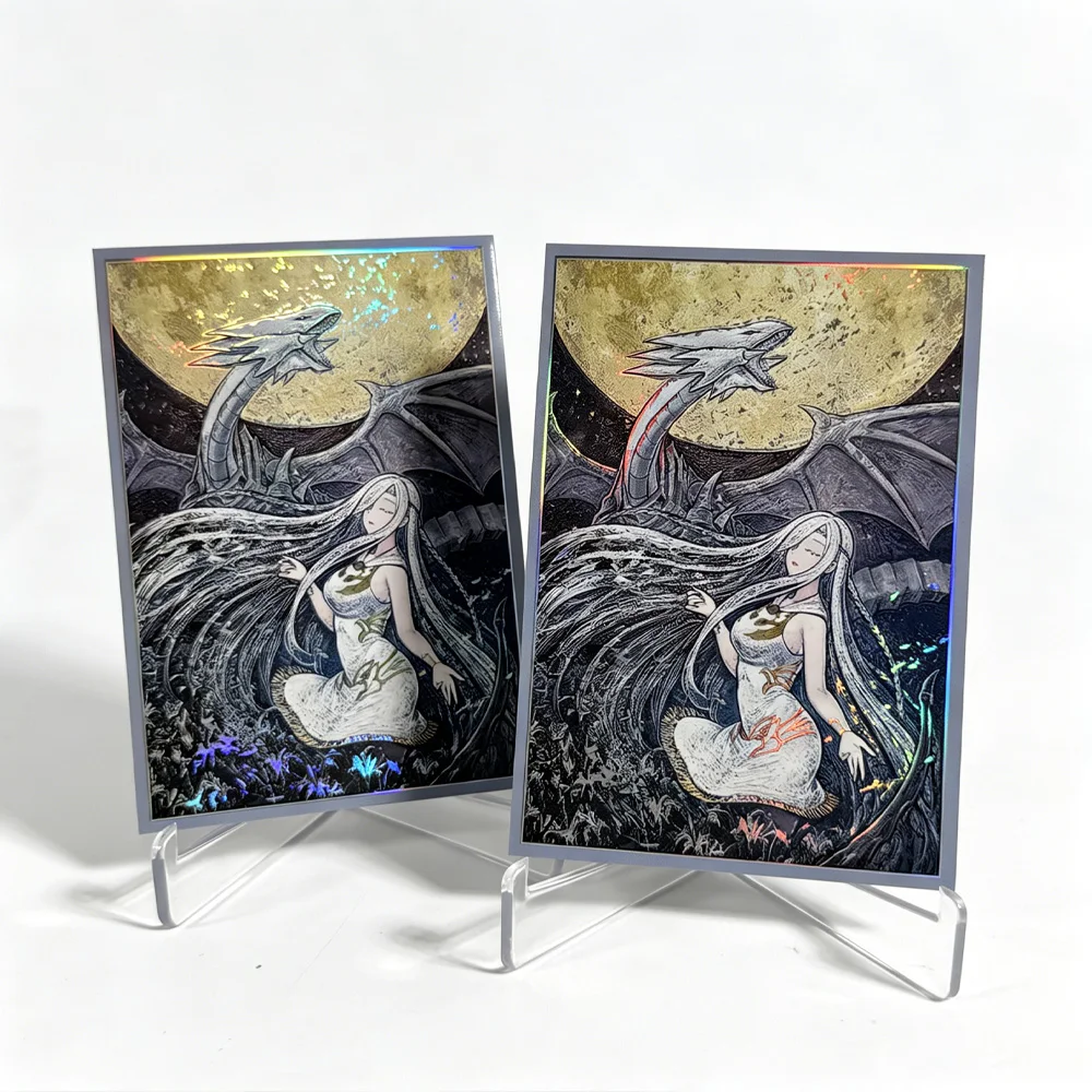 50PCS 63x90mm Holographic Anime Card Sleeves Japanese Size Trading Card Protector Game Card Holder Collection
50PCS 63x90mm Holographic Anime Card Sleeves Japanese Size Trading Card Protector Game Card Holder Collection