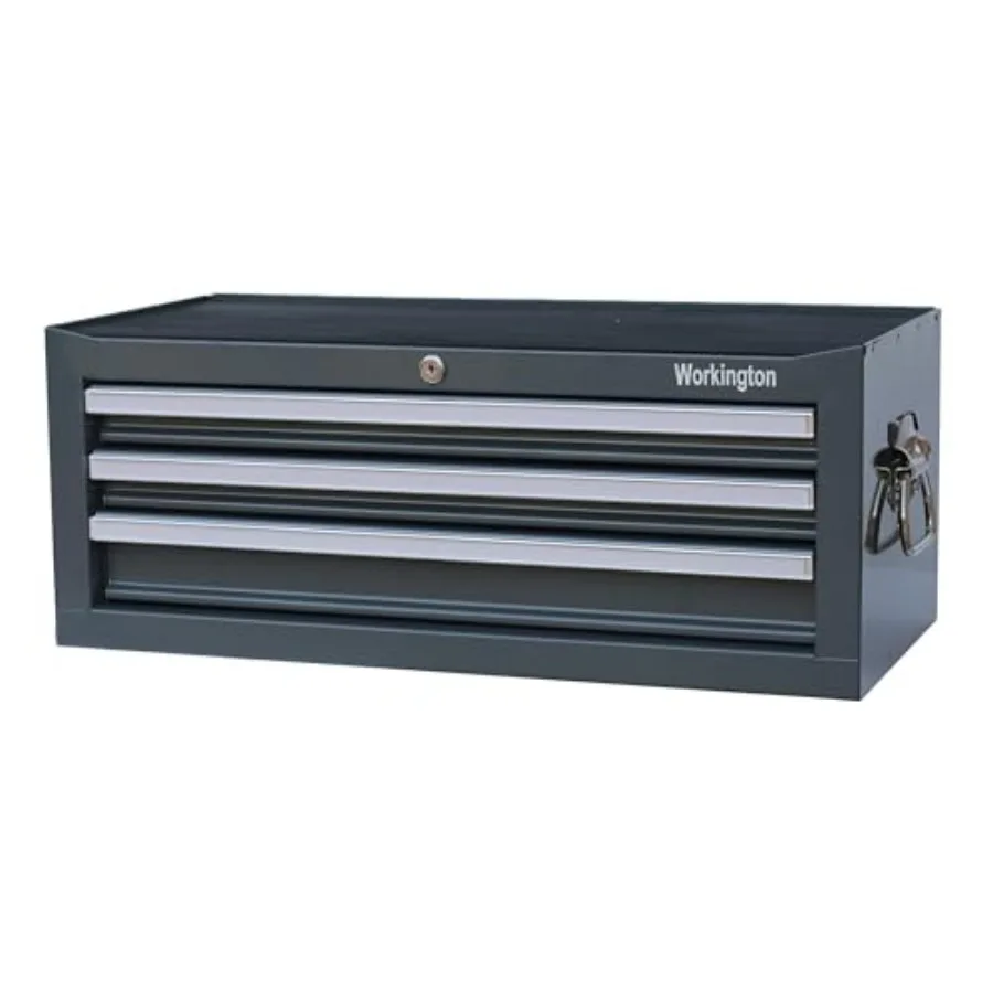 Промышленный переносной металлический ящик-органайзер на 3 секции, 26 дюймов, средний ящик для инструментов с направляющими на шарикоподшипниках, стальной инструментальный шкаф
Промышленный переносной металлический ящик-органайзер на 3 секции, 26 дюймов, средний ящик для инструментов с направляющими на шарикоподшипниках, стальной инструментальный шкаф