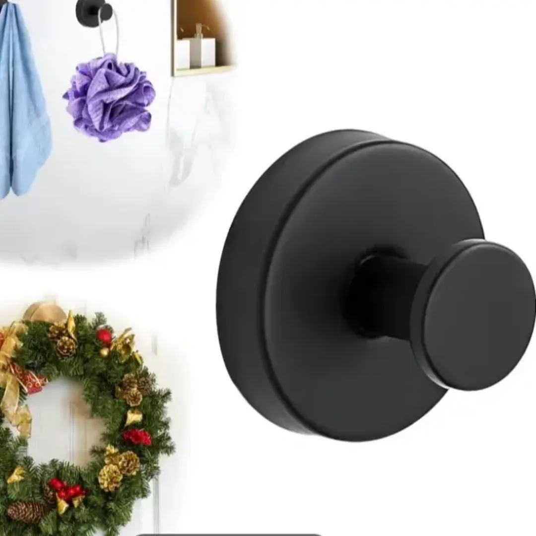 2 Pack Suction Cup Hooks, Removable Stainless Steel Drill-Free Heavy Duty Strong Suction, Reusable Waterproof Hooks for Bathroom Kitchen Mirror Tile Glass, Wall Hooks for Hanging Towels Keys(Black)
2 Pack Suction Cup Hooks, Removable Stainless Steel Drill-Free Heavy Duty Strong Suction, Reusable Waterproof Hooks for Bathroom Kitchen Mirror Tile Glass, Wall Hooks for Hanging Towels Keys(Black)
