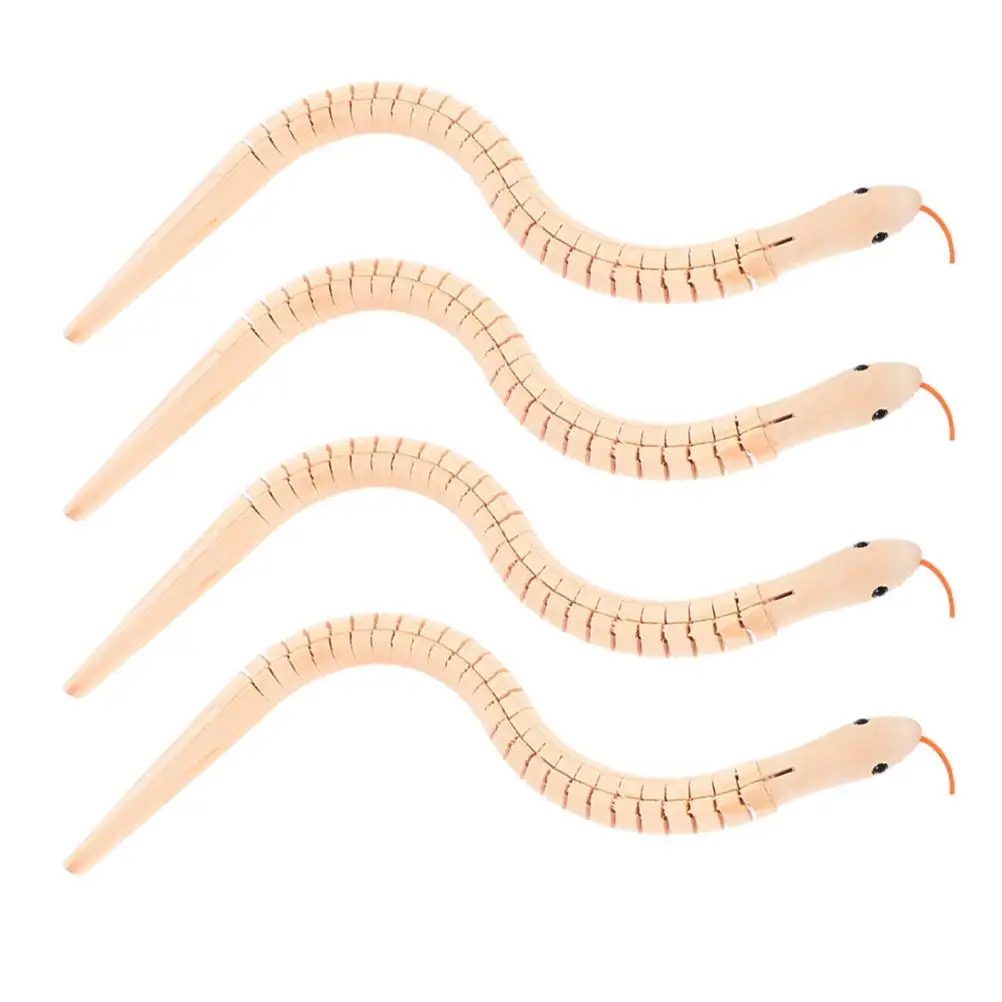 4pcs Blank Wooden Wiggly Snakes DIY Flexible Jointed Snake Toy Paintable Animal Model Craft, Unfinished Wood Snake Art
4pcs Blank Wooden Wiggly Snakes DIY Flexible Jointed Snake Toy Paintable Animal Model Craft, Unfinished Wood Snake Art