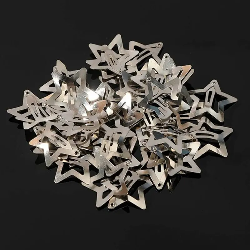 10pc 3-3.5cm Y2K Silver Star Hair Clips for Girls Filigree Star Metal Snap Clip Hairpins Barrettes Hair Jewelry Nickle Free Pin
10pc 3-3.5cm Y2K Silver Star Hair Clips for Girls Filigree Star Metal Snap Clip Hairpins Barrettes Hair Jewelry Nickle Free Pin
