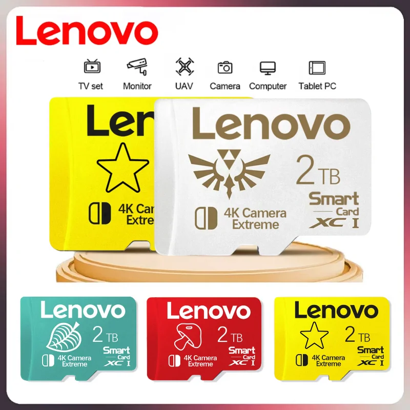 Карта Lenovo Micro SD, высокоскоростная 2 ТБ, 1 ТБ, 512 ГБ, 256 ГБ, карта флэш-памяти, карта записи вождения, видео 4K Ultra-HD для камеры телефона
Карта Lenovo Micro SD, высокоскоростная 2 ТБ, 1 ТБ, 512 ГБ, 256 ГБ, карта флэш-памяти, карта записи вождения, видео 4K Ultra-HD для камеры телефона