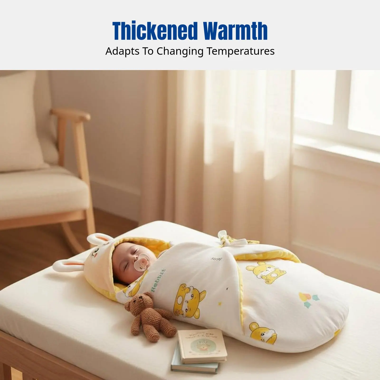 Newborn Swaddle Sleeping Bag, Anti-Startle Cotton Wrap, Cartoon Pattern, Autumn Winter, Infant Pouch
Newborn Swaddle Sleeping Bag, Anti-Startle Cotton Wrap, Cartoon Pattern, Autumn Winter, Infant Pouch