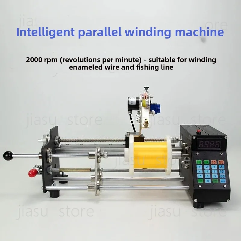 Fully Automatic Ultra High Speed Enameled Wire Parallel Winding Machine, Small and Precise Meter Counting, Fish Coil
Fully Automatic Ultra High Speed Enameled Wire Parallel Winding Machine, Small and Precise Meter Counting, Fish Coil