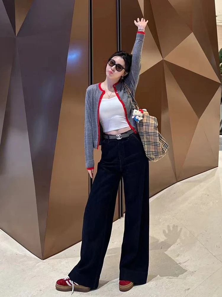 Джинсы женские свободного кроя с высокой талией, широкие штанины, из мягкой эластичной ткани, оригинальный цвет, повседневные, с высокой степенью растяжения
Джинсы женские свободного кроя с высокой талией, широкие штанины, из мягкой эластичной ткани, оригинальный цвет, повседневные, с высокой степенью растяжения