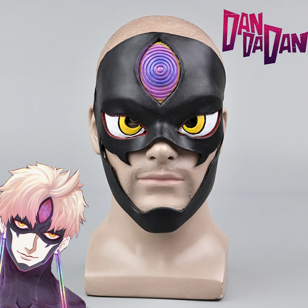 Anime Dandadan Jiji Mask Cosplay Half Face Latex Masks Black Headwear Adult Helmet Men Halloween Carnival Accessories Party Prop
Anime Dandadan Jiji Mask Cosplay Half Face Latex Masks Black Headwear Adult Helmet Men Halloween Carnival Accessories Party Prop