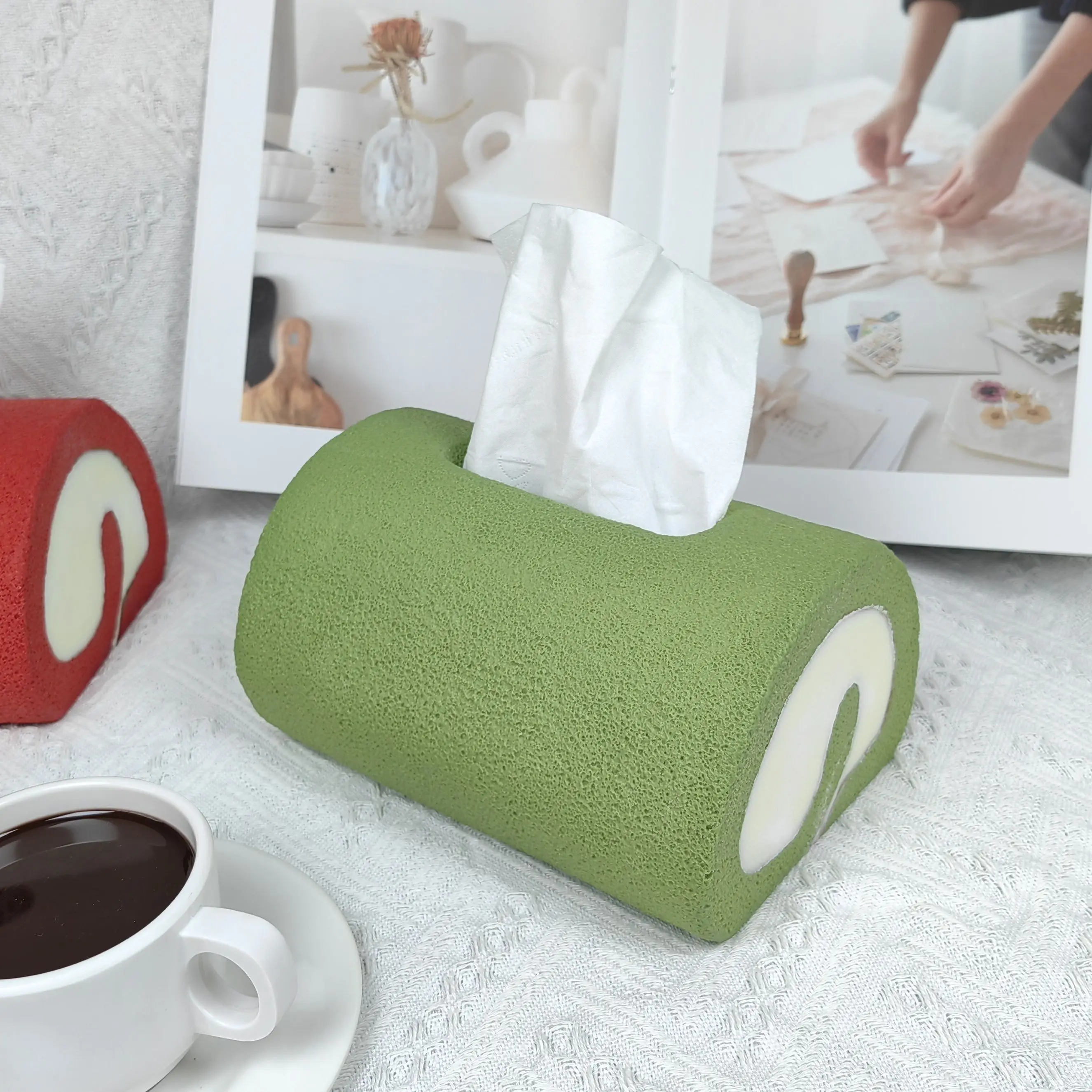 Simulated Cake Roll Tissue Box, Personalized Paper Box, Car Mounted Living Room, Dining Room, Cute Home Decor
Simulated Cake Roll Tissue Box, Personalized Paper Box, Car Mounted Living Room, Dining Room, Cute Home Decor
