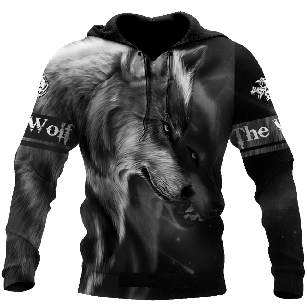 New Fashion Men's Hoodie 3D Wolf Pattern Loose Fall Sweatshirt Men's Street Hoodie Funny Hooded
New Fashion Men's Hoodie 3D Wolf Pattern Loose Fall Sweatshirt Men's Street Hoodie Funny Hooded