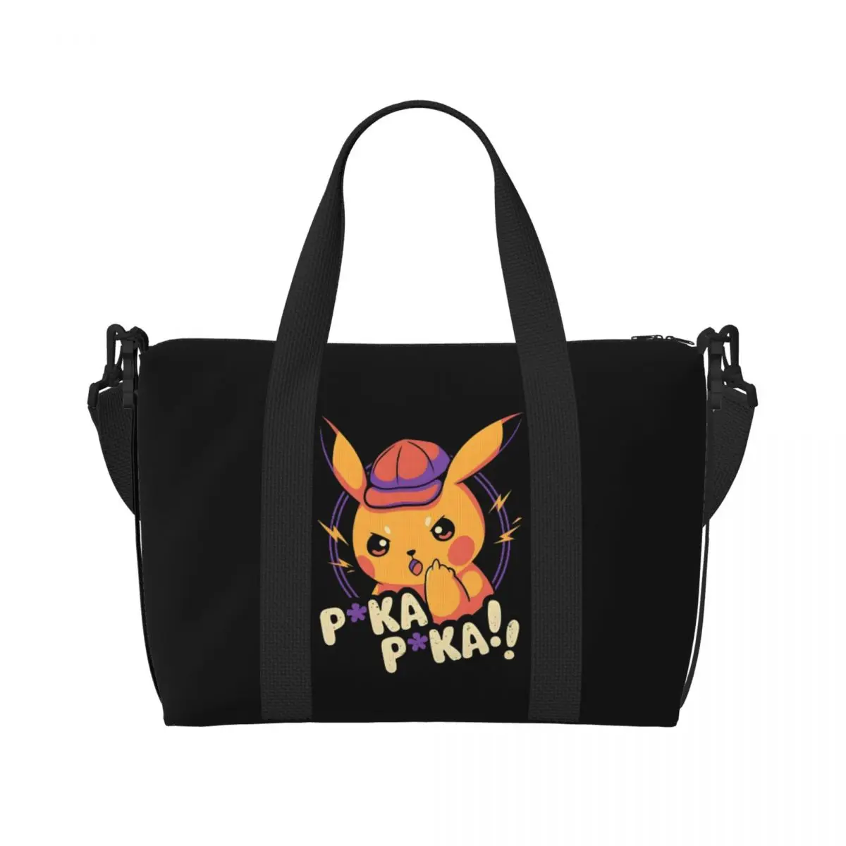Женская большая сумка P-Pikachus на заказ, большая вместительная серия, видеоигры, тренажерный зал, пляжная дорожная сумка на плечо
Женская большая сумка P-Pikachus на заказ, большая вместительная серия, видеоигры, тренажерный зал, пляжная дорожная сумка на плечо