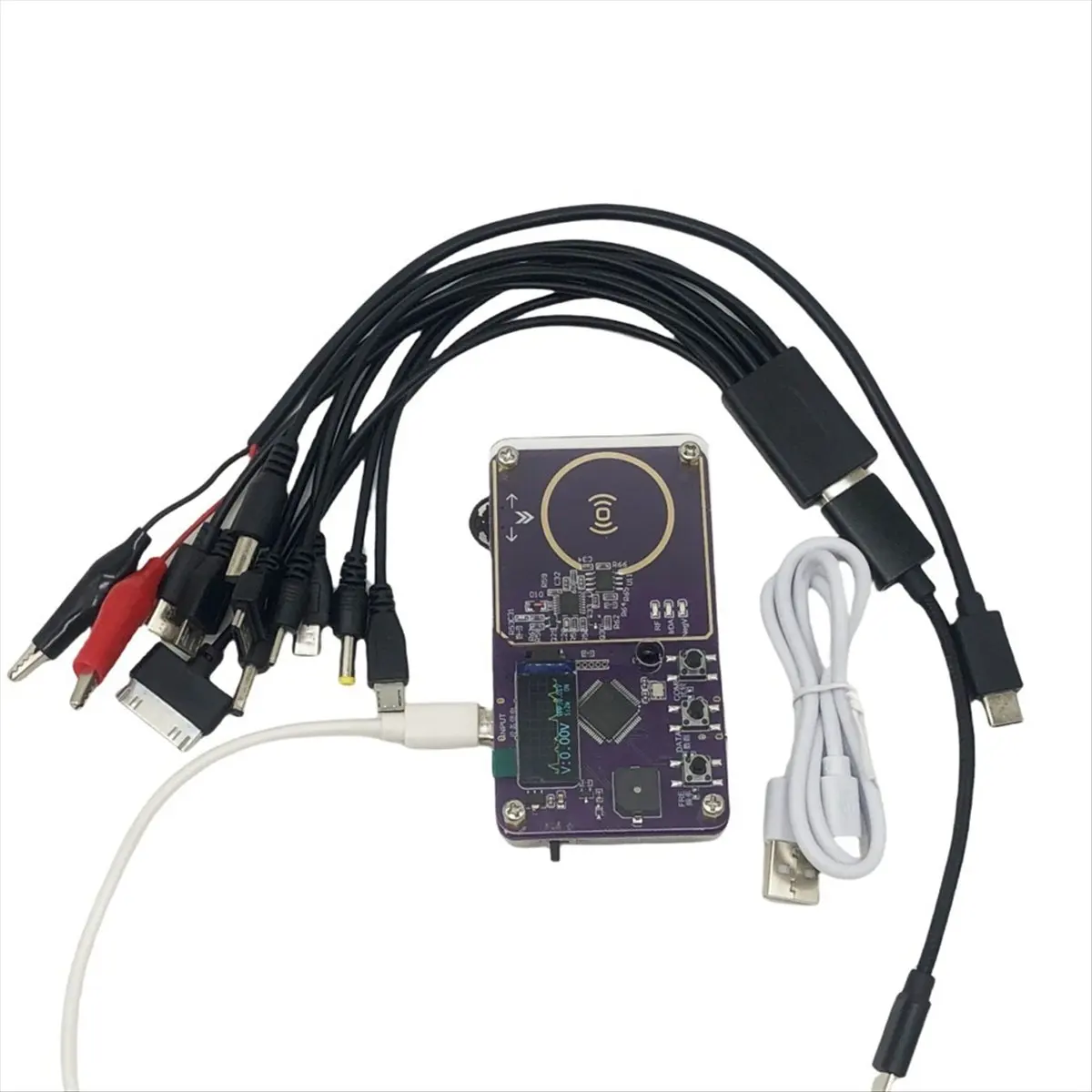 Frequency Detector, 0-999MHz, Car Key Detection Remote Control Tester Adjustable Output Voltage Remote Detection Tool
Frequency Detector, 0-999MHz, Car Key Detection Remote Control Tester Adjustable Output Voltage Remote Detection Tool