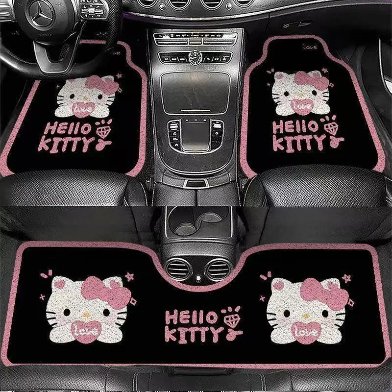 Автомобильный коврик из сизаля в стиле аниме Hello Kitty, износостойкий, с возможностью обрезки, защитный, нескользящий, Sanrio Cute
Автомобильный коврик из сизаля в стиле аниме Hello Kitty, износостойкий, с возможностью обрезки, защитный, нескользящий, Sanrio Cute