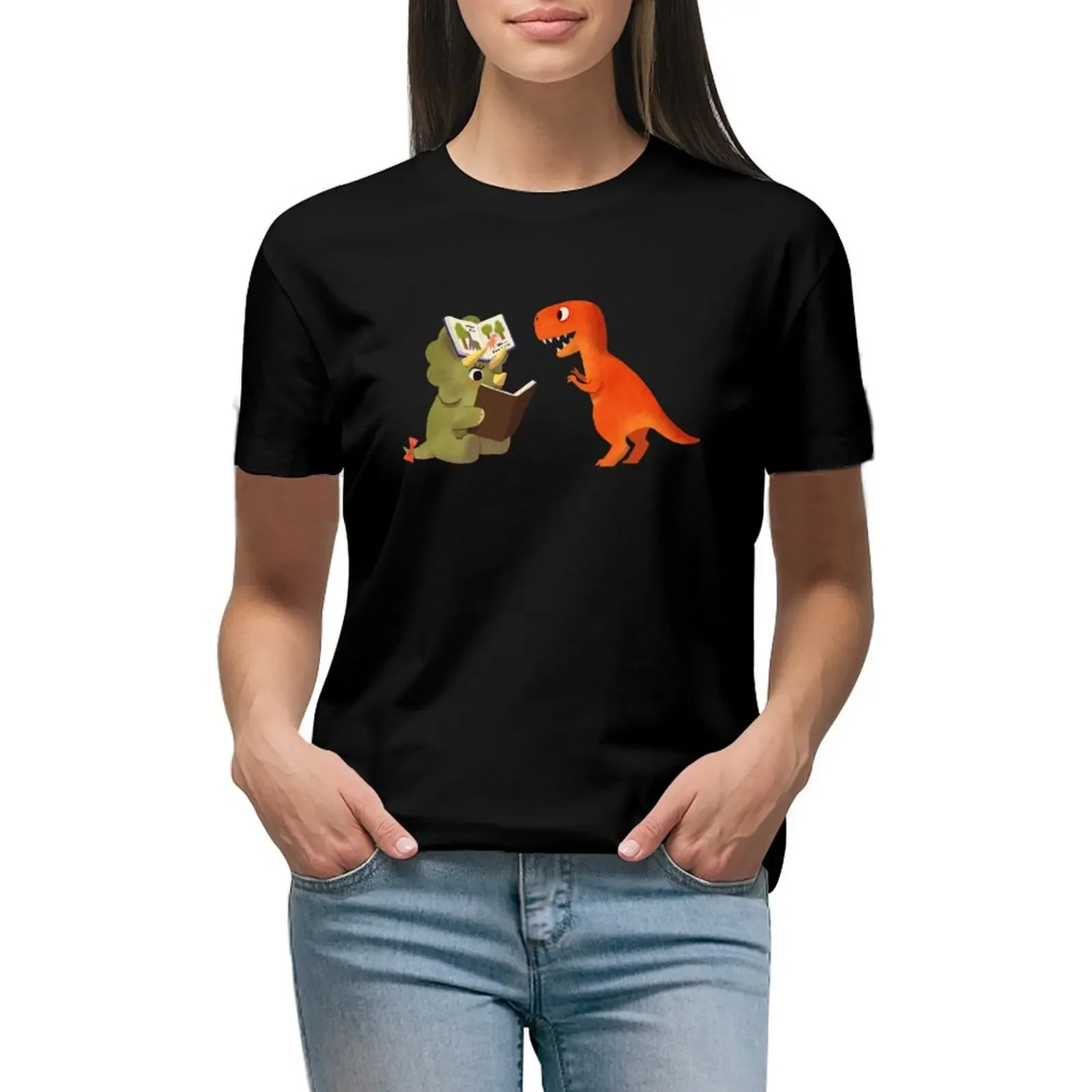 BOOK DINOSAURS 04 T-Shirt lady clothes summer top graphics vintage funny t shirts for Women
BOOK DINOSAURS 04 T-Shirt lady clothes summer top graphics vintage funny t shirts for Women