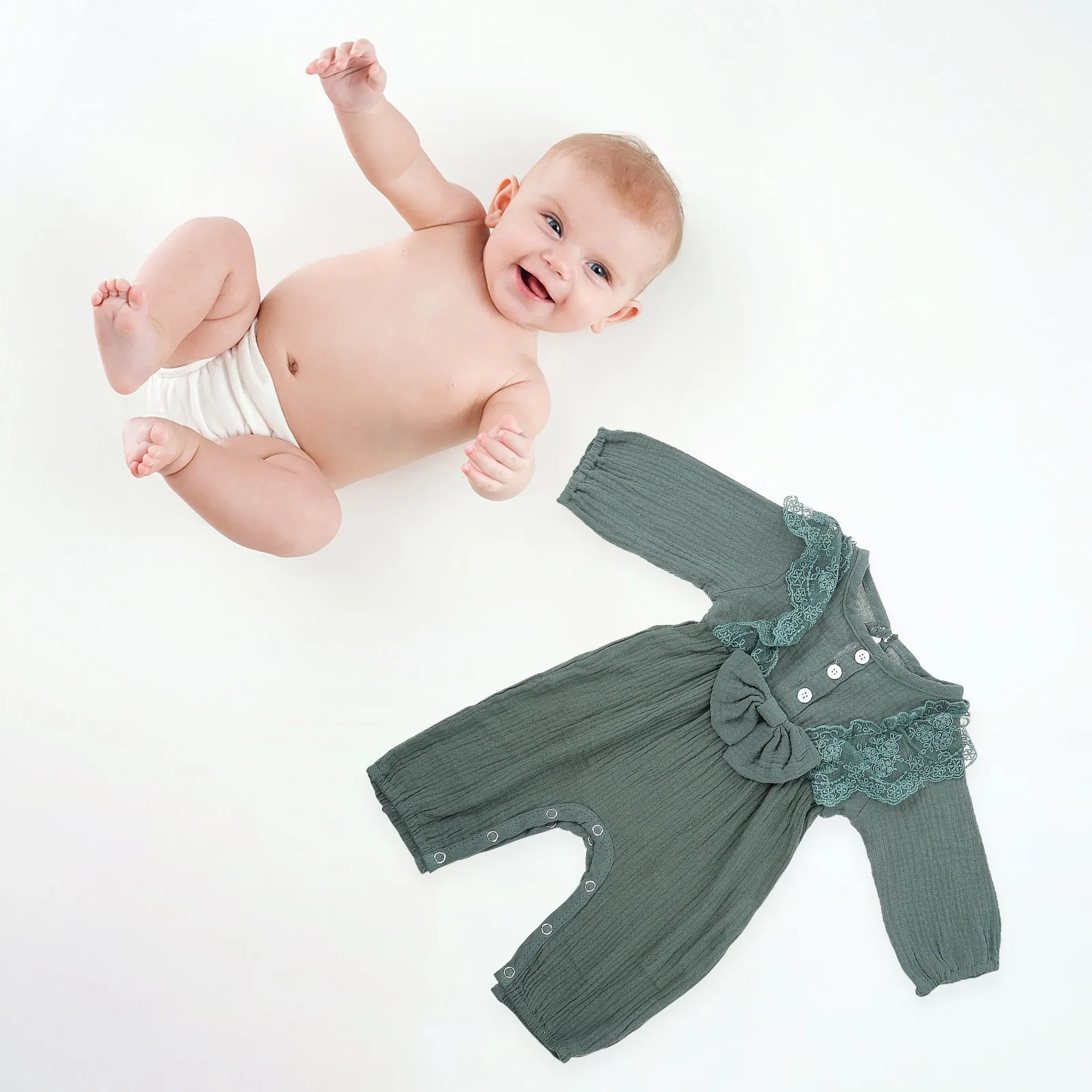 1Pcs Pure Color Baby Jumpsuit Summer Cotton Newborn Bodysuit Lightweight Breathable Snap Crotch for Daily Wear Photo Props
1Pcs Pure Color Baby Jumpsuit Summer Cotton Newborn Bodysuit Lightweight Breathable Snap Crotch for Daily Wear Photo Props