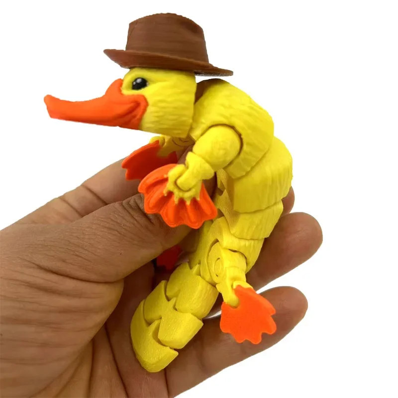 3D Printed Articulated Platypus Ornament Decoration Toy with Hat, New Unique Gift Figurine Model
3D Printed Articulated Platypus Ornament Decoration Toy with Hat, New Unique Gift Figurine Model