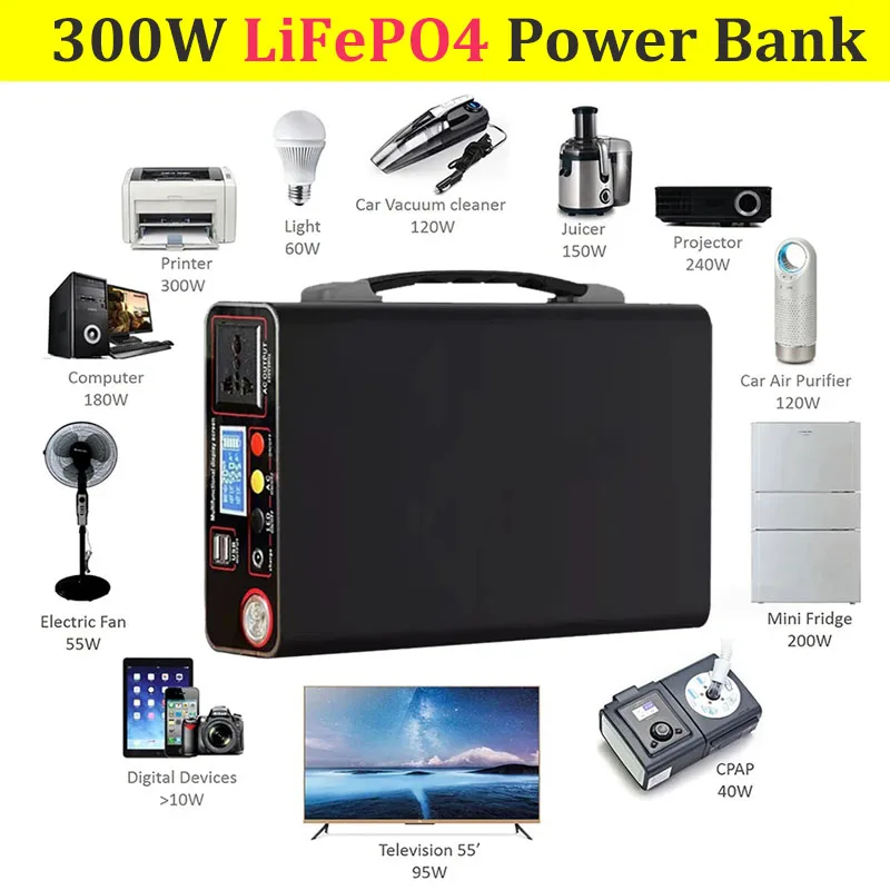 Lifepo4 220 В корейский стиль Power Bank 300 Вт внешний Power Bank 90 Ач домашний открытый кемпинг система питания ноутбук оптовая продажа
Lifepo4 220 В корейский стиль Power Bank 300 Вт внешний Power Bank 90 Ач домашний открытый кемпинг система питания ноутбук оптовая продажа