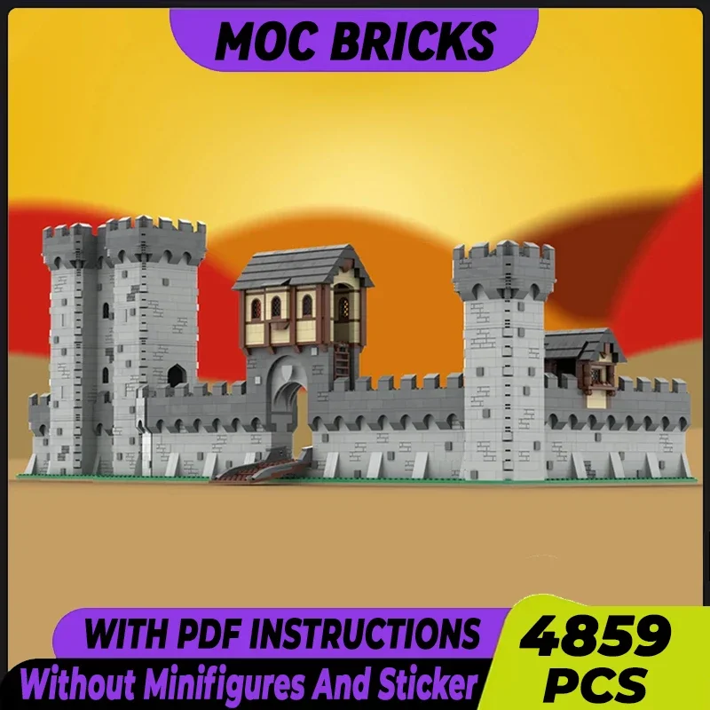 Средневековая модель крепости Moc, строительные кирпичи, модульный замок, стены, технологические блоки, подарки, рождественские игрушки, наборы «сделай сам», сборка
Средневековая модель крепости Moc, строительные кирпичи, модульный замок, стены, технологические блоки, подарки, рождественские игрушки, наборы «сделай сам», сборка