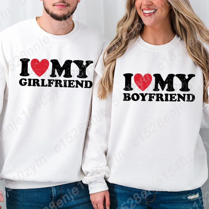 Couple Autumn Winter Tops For Him And Her Funny Couple Sweatshirts I Love My Boyfriend I Love My Girlfriend Pullovers For Lovers
Couple Autumn Winter Tops For Him And Her Funny Couple Sweatshirts I Love My Boyfriend I Love My Girlfriend Pullovers For Lovers